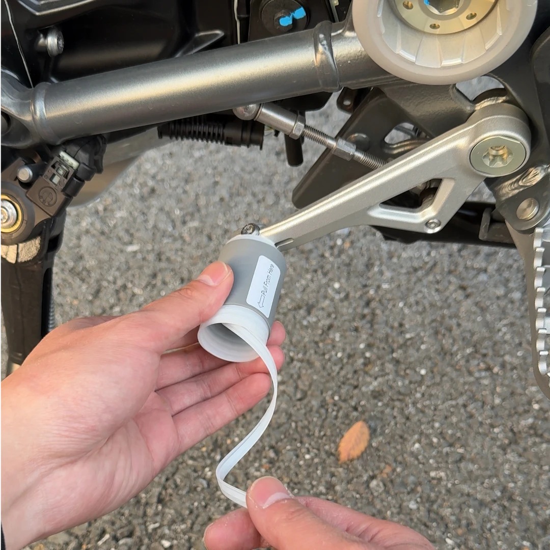 Universal Motorcycle Gear Lever Cover 6 pcs (Black+Ash)