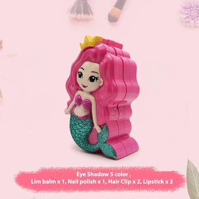 Mermaid Kids Makeup Kit – Real & Safe Washable Cosmetics Set for Girls