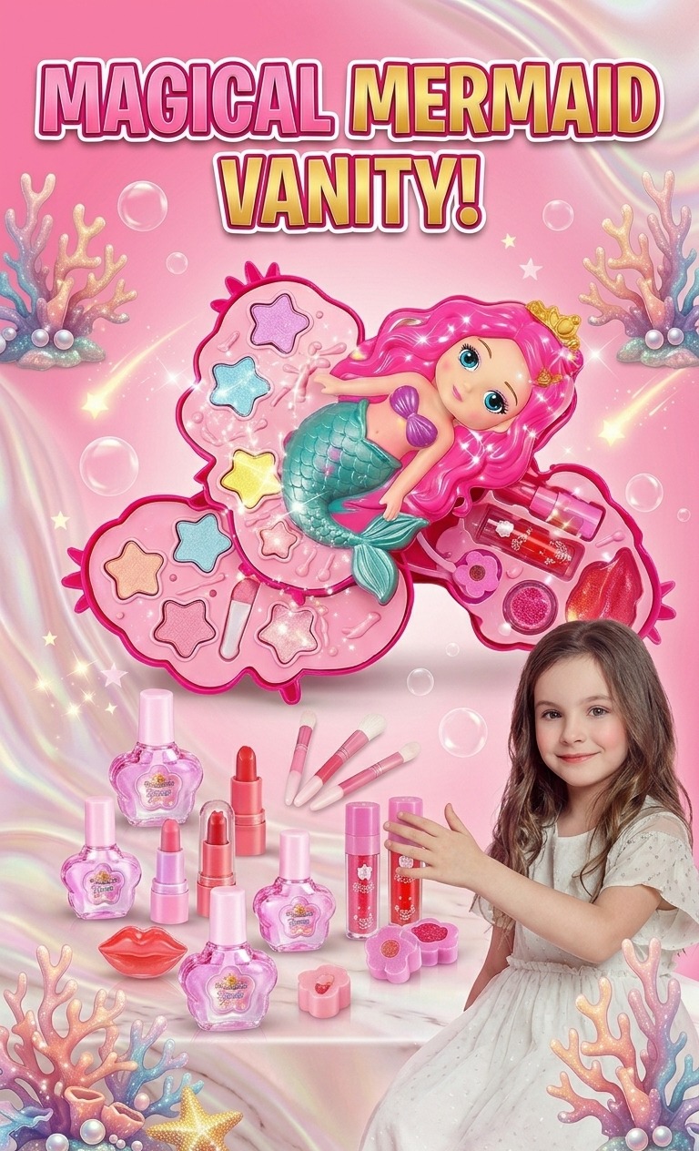 Mermaid Princess Makeup Artist set