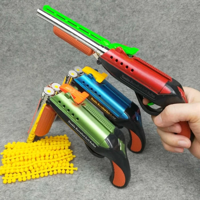Toy play shutting play kids play Soft Toy Double Shot
